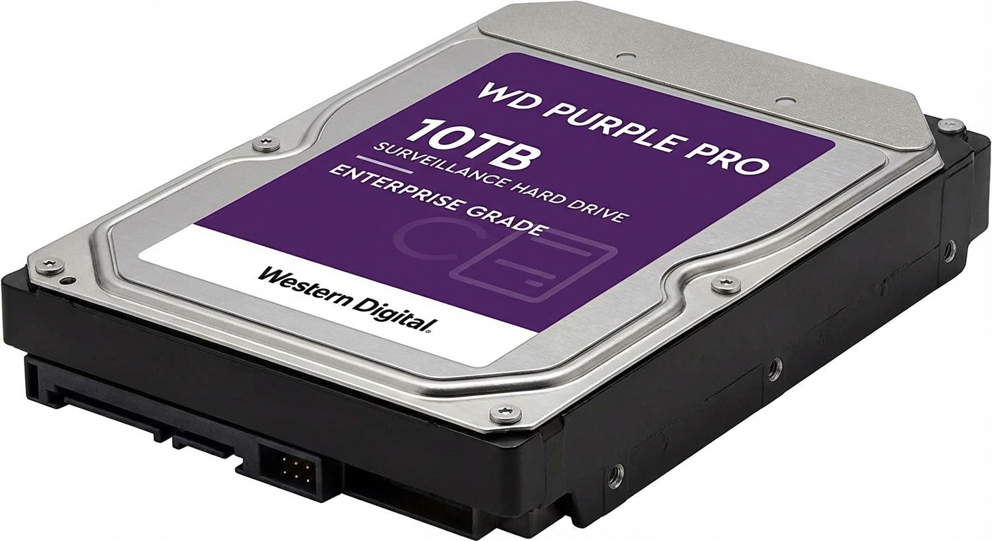 هاردسك ويسترن ديجيتال 10 تيرا WD Purple Pro